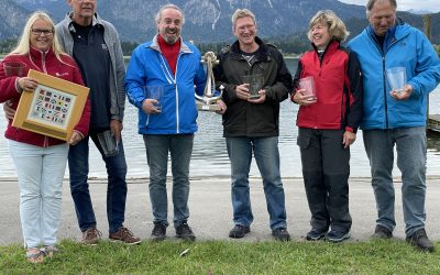 Jörg Freese und Amir Malki gewinnen die Bayrische Rumtopfregatta am Forggensee